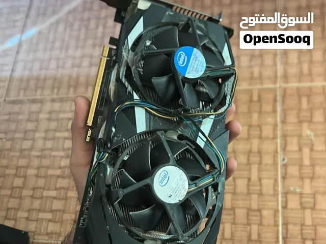 كرت شاشه Rx 580 4gb مغير مراوح