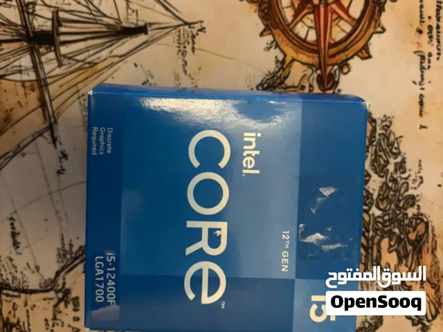 معالج i5 12400F جديد غير مستخدم مخزن