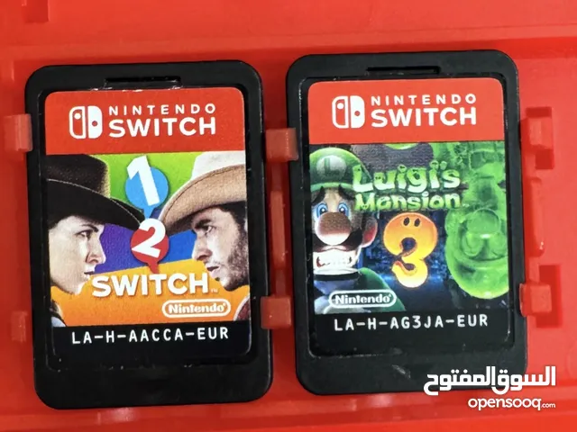 العاب نينتيندو سويتش Nintendo switch game لويجي مايشن Luigi mansion 3 و 1 2 switch