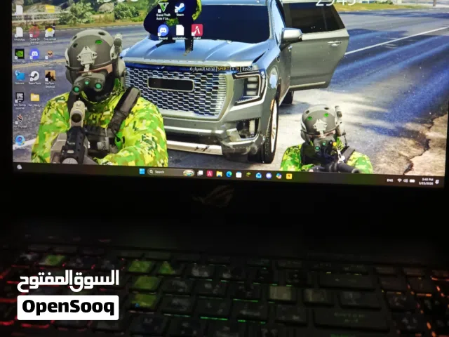 حاسبه اسوس زيفروس gm501gs تشغل كل الالعاب مثل جراند حياه واقعيه