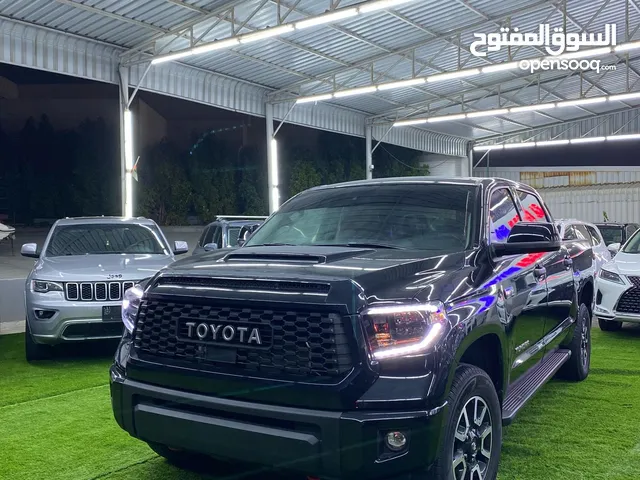 بيك اب تويوتا توندرا 2021محرك5700 SR5 قمه بالنظافه جيد جداً