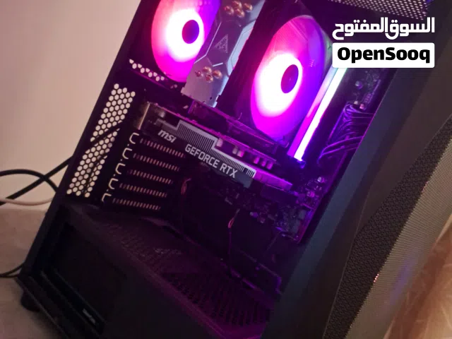 black pc setup