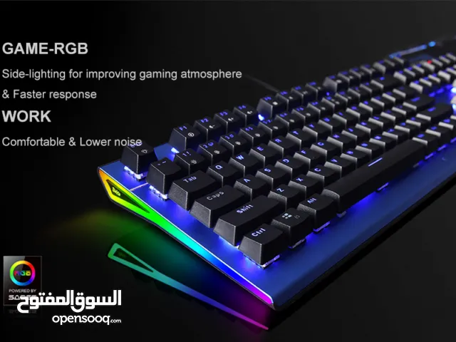 كيبورد Sades Sickle RGB Side-Lighting Mechanical Gaming Keyboard K13