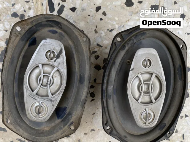 سبيكر زوجي المعروفة "بالبيضاوية" في حالة جيدة جداً وصوتها ممتاز وشغالة باذن الله .