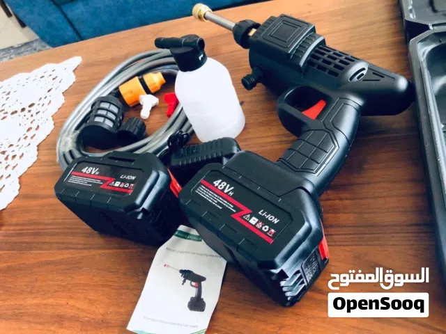 مضخة غسيل السيارة شحن مع بطاريتين كبار