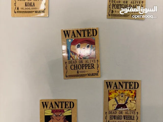مجموعه ملصقات مطلوب من انمي ون بيس ست شخصيات