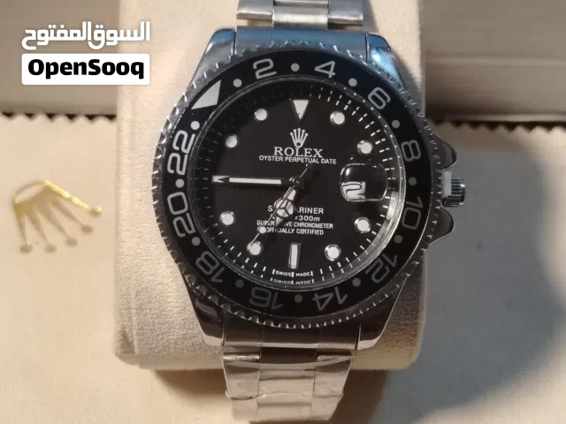 ساعة رولكس سابمارينر (بتصميم GMT) باللون الأسود