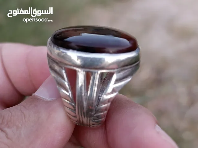 خاتم كبدي يماني مصور راس نسر