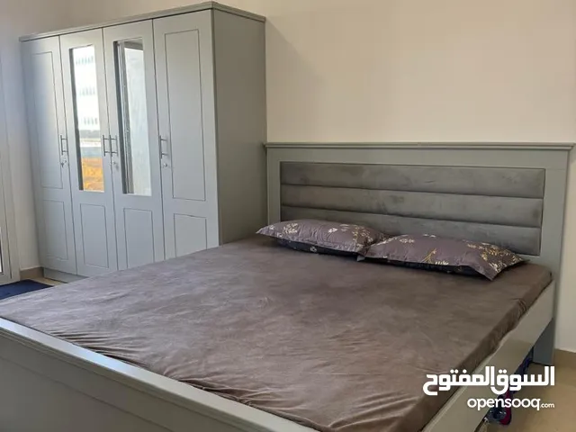bed , mattress, wardrobe