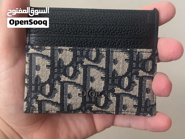 Dior card holder unisex