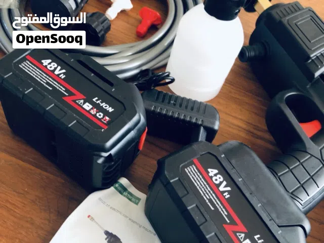 فرد غسيل السيارة ورش الماء شحن مع بطاريتين 14 دينار