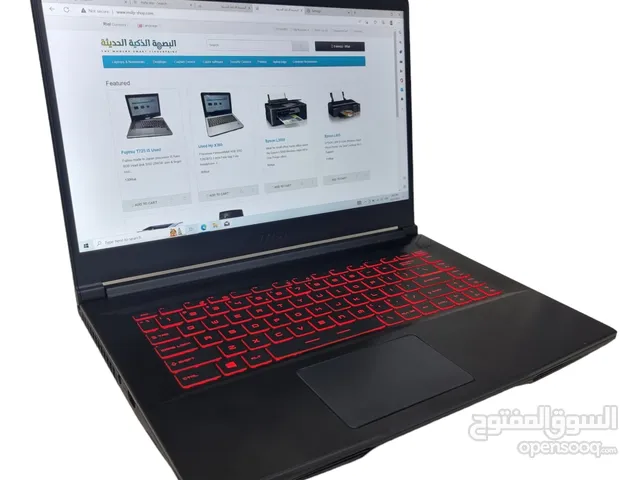 لاب توب ألعاب وتصميم نظيف جدا مع الضمان Gaming Laptop msi in excellent condition with warranty