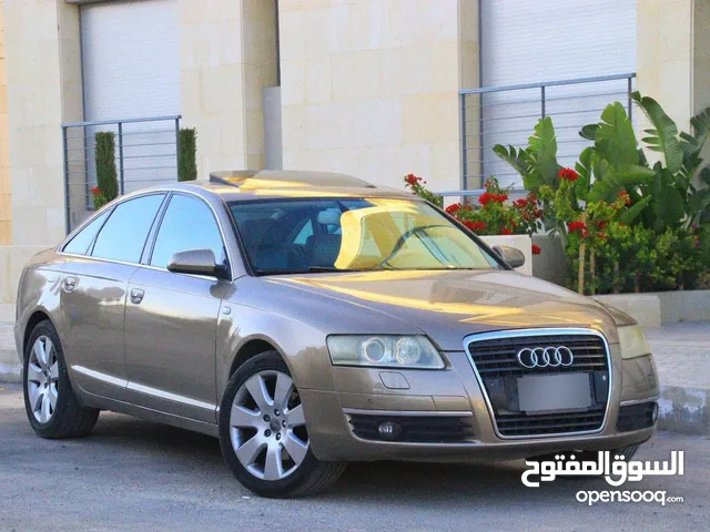 Audi A6 2009 وارد شركة نقل فل كامل فحص نظيف بسعر 7200