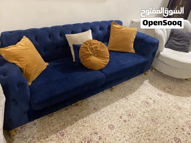 طقم كنب 7 مقاعد مستعمل نظيف