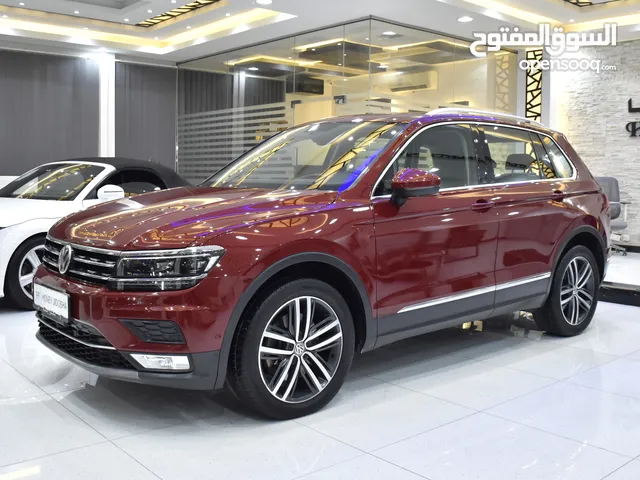 Volkswagen Tiguan 2.0 TSi ( 2017 Model ) in Red Color GCC Specs