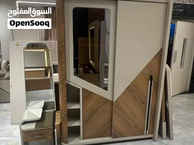 غرفة دمياطي جديدة  دولاب ضلفتين سحاب جوز سراير عرض 120 ومرايا بادراج وكمودينه