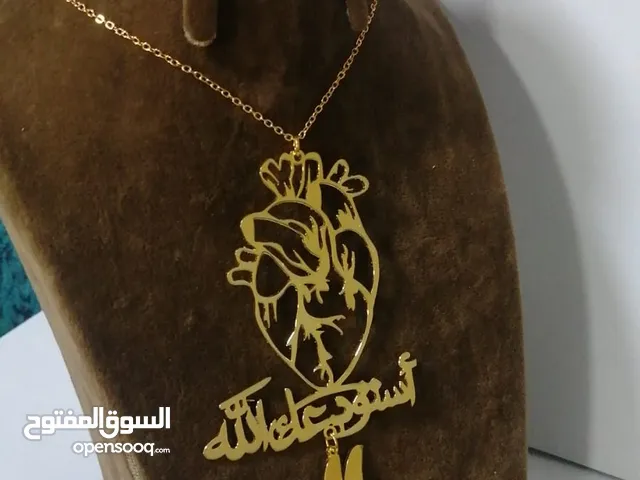 تعليقة سياره مطليه بذهب او الفضه تصمم حسب الطلب