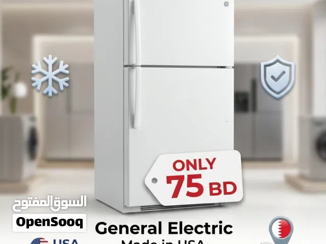 General Electric Used Refrigerator Made in USA Chill Cooling Capacity 699 Liters with Warranty 75BD