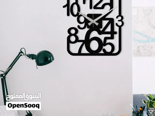 ساعة حائط خشبية رقمية مودرن 40×40 سم – تصميم عصري ثلاثي الأبعاد