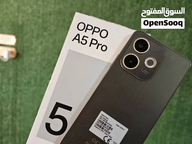 oppo A5 pro ذاكره256 بطاريه 5800 رام 16 ضد الكسر وضد الماء معه شاحن الاصلي والكرتونه وكفر شبه وكاله
