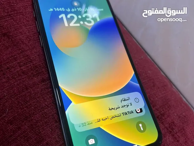 تليفون ايفون اكس جديد مبدل بطارية فقط باله اماراتي