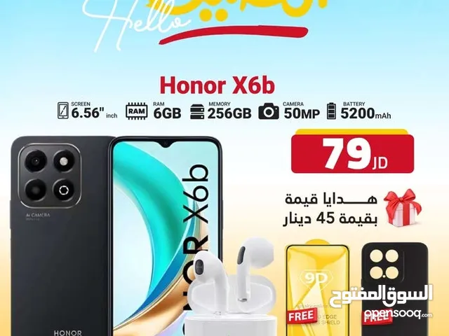 HONOR X6B ( 256GB ) / 6 RAM NEW /// هونور اكس 6 بي ذاكرة 256 رام 6 الجديد