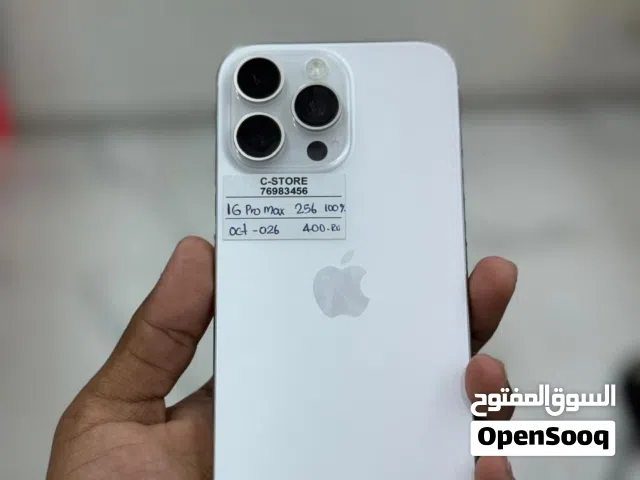 iPhone 16 pro max - 256 GB - Great and neat phone - warranty October 2026