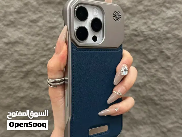 غلافات من ايفون 12 الى 17 برو ماكس بثلاثه الوان بني وكحلي واسود