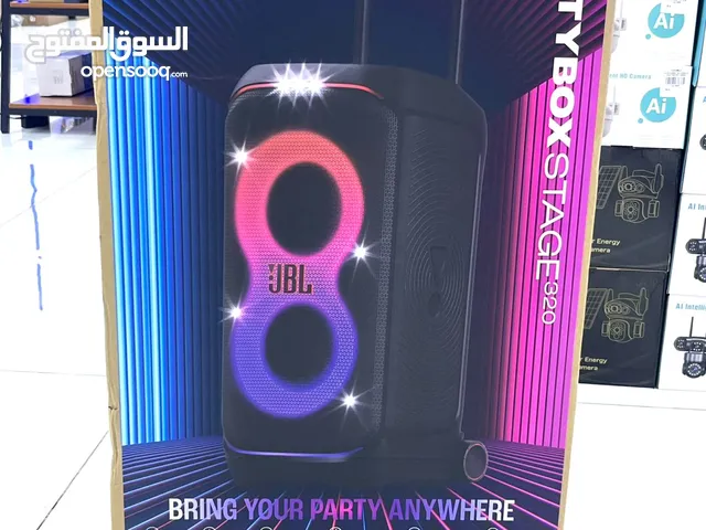 JBL Partybox 320, Portable Bluetooth 240W Party Speaker, AI Sound Boost,