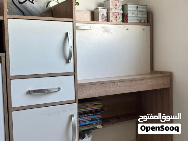 study table with storage / cabinet desk.