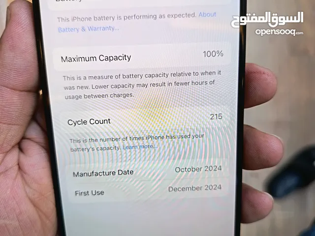 iPhone 16 Pro 1TB black colour last