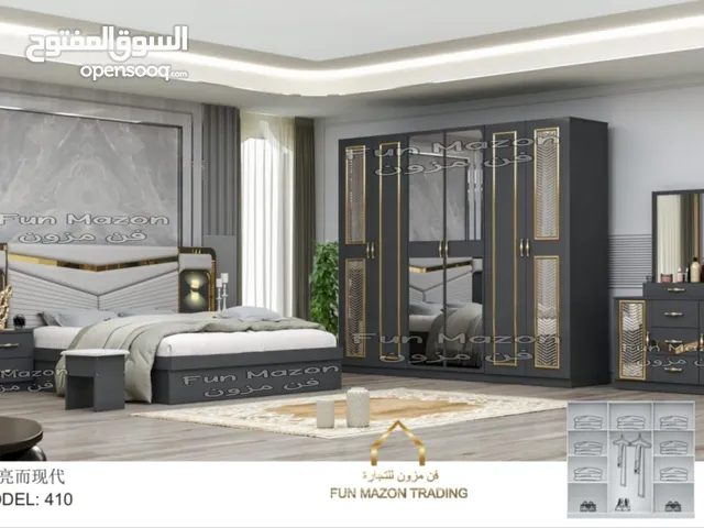 good quality China bedroom set 6pc + 14cm mattress medical