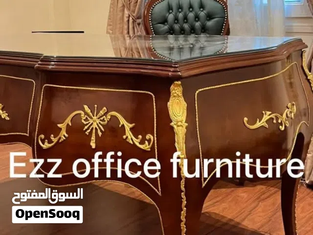 مكتب خشب زان احمر روماني مطعم نحاس صافي