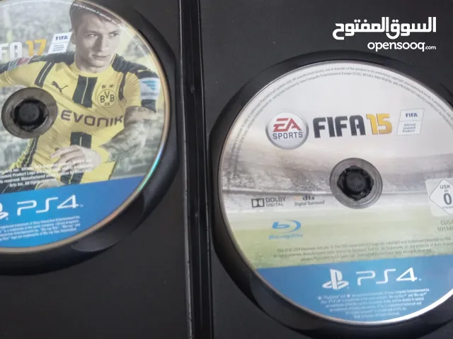 العاب بلايستيشن 4 فيفا 17 و15 للبدل او الشراء اذا كنت بدك تبدل في عرض ناررر