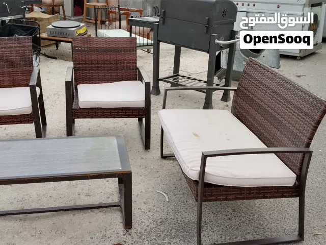طقم قش 5 مقاعد  طقم تاني 4 مقاعد راتان