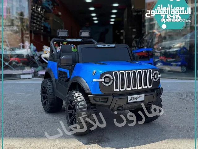 سياره ( جامبو ) 4 ماتور تناسب من عمر 1 الي 8 سنوات حسب حجم الطفل 2 ماتور دفع خلفي (حجم كبير)