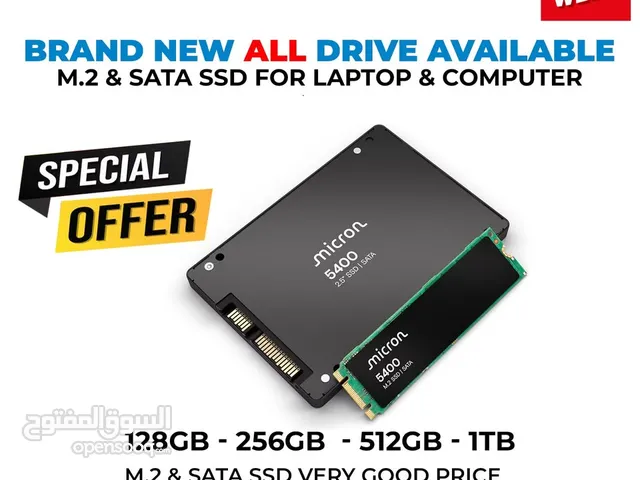 SSD Sata & M.2 For Laptop Computer
