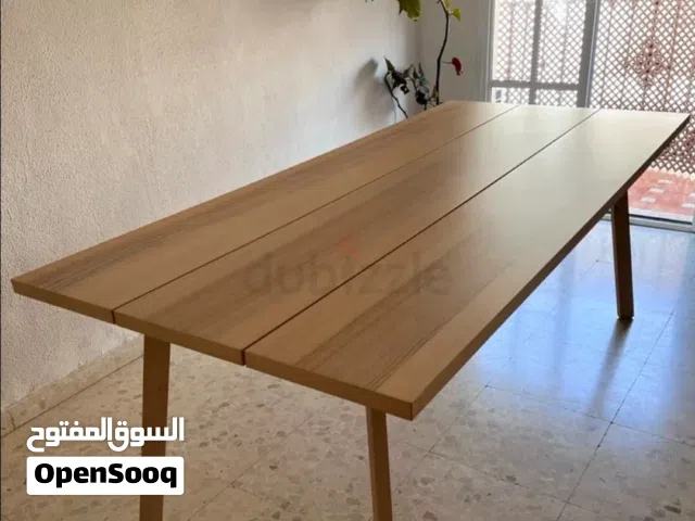 Stylish and Modern Wooden Dining Table for Sale!