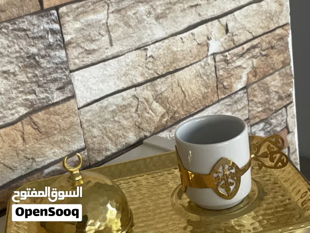 فنجان قهوه تركي او فرنسي مع قاعده للحلو