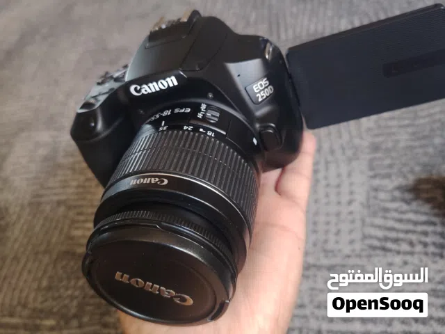 كاميرا canon 250d شبه الجديده تماما