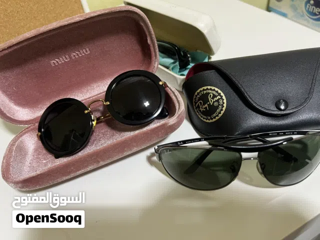 للبيع نظارات براند Rayban و MIU MIU