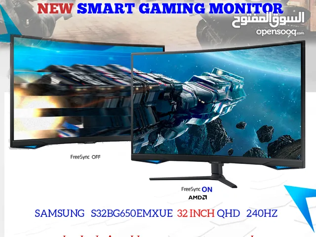 تجاوز المألوف مع Samsung من جامبو  شاشة ألعاب جديده منحنية مقاس 32 بوصة، بدقة QHD