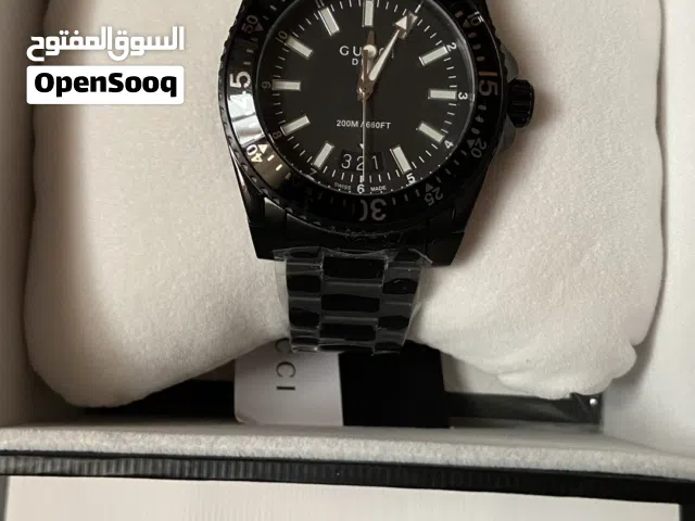 Gucci Black Dive جديده- ساعة جوتشي اصليه ليمتد ايديشن سعر اقل من الوكيل - فرصه ذهبيه