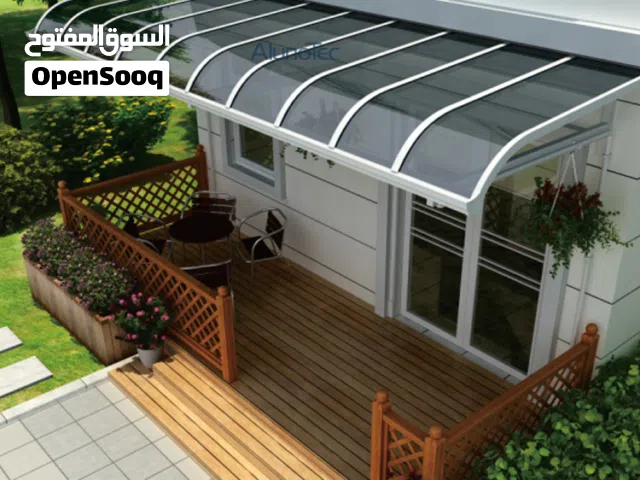 مظلات بولي كربونيت ضد العوامل الجويه ضد الحراره العاليه ضد الحريق تتحمل ظروف جويه عاليه جدا من بروز