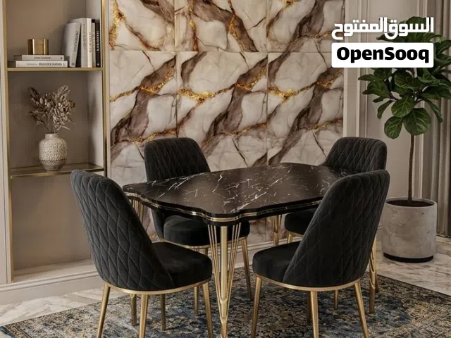 ميز طعام 4 كرسي 190 الف 6 كرسي 225