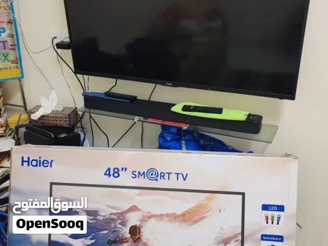 Haier 48 inch smart TV with Airtel set top box, very less uses