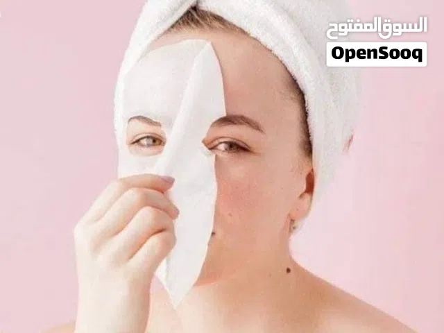 عرض الأقنعة الكورية   ماسكات اصلية ورقية غير مقلدة من مكان المنشأ  الماسك الورقي يجي مع كميه السوئل
