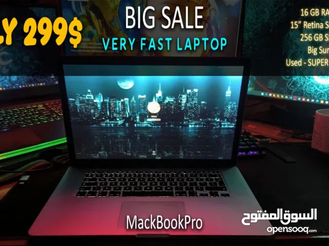 Apple MACBOOKPRO 16GB RAM i7 256GB 15inch SUPER CLEAN SUPER FAST
