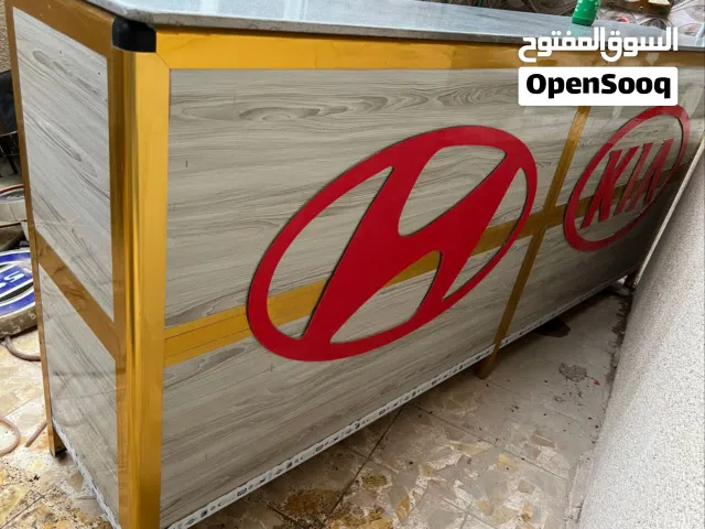 ميز 3 امتار الامنيوف يصلح لمحل وواجهة محل جام مع الباب