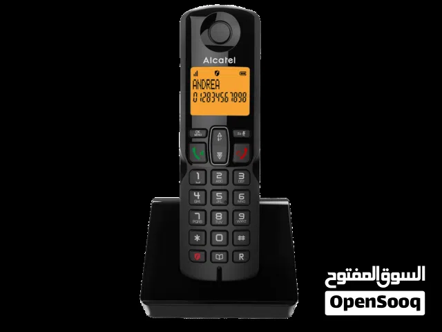 هاتف لاسلكي الكاتيل ارضي اسود مع كاشف لرقم بأقل سعر بالمملكه nw13732